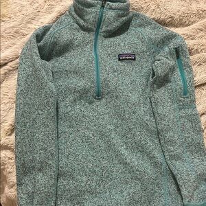 Patagonia Speckled Teal Fleece Pullover